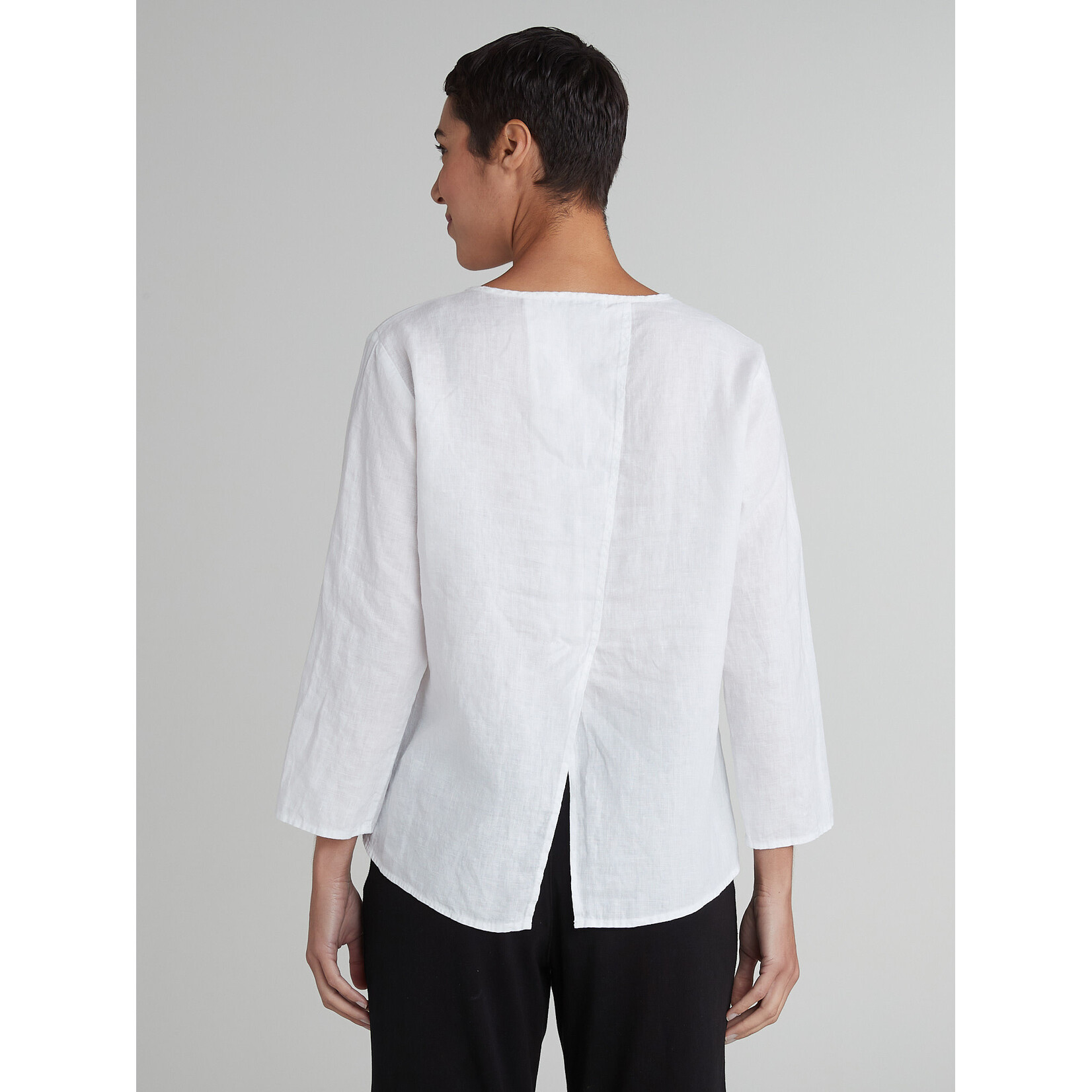 4207965 H. Linen 3/4 Split Back