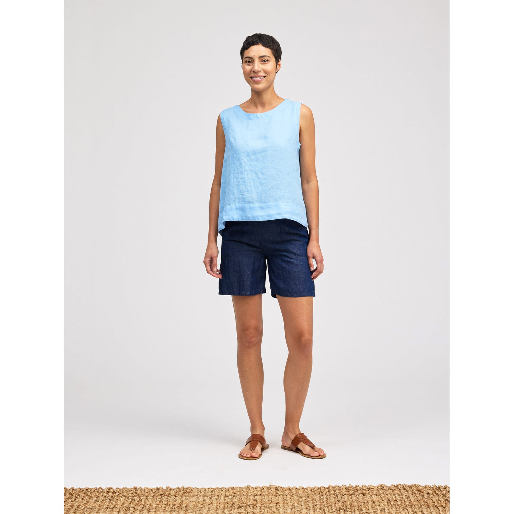 4205717 Hilo Tank Hanky Linen