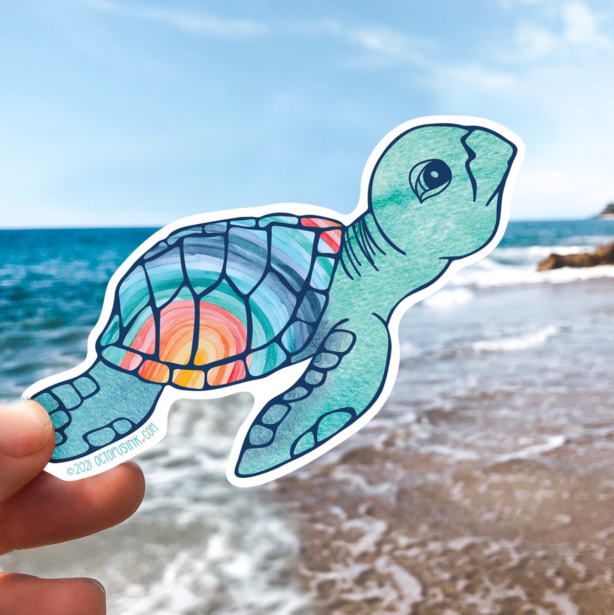 Sea Turtle Hatchling- Decal