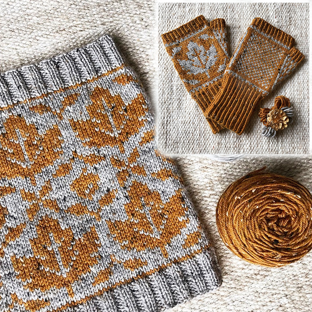 Feature Pattern of the Week - Love Autumn Cowl & Mitts
