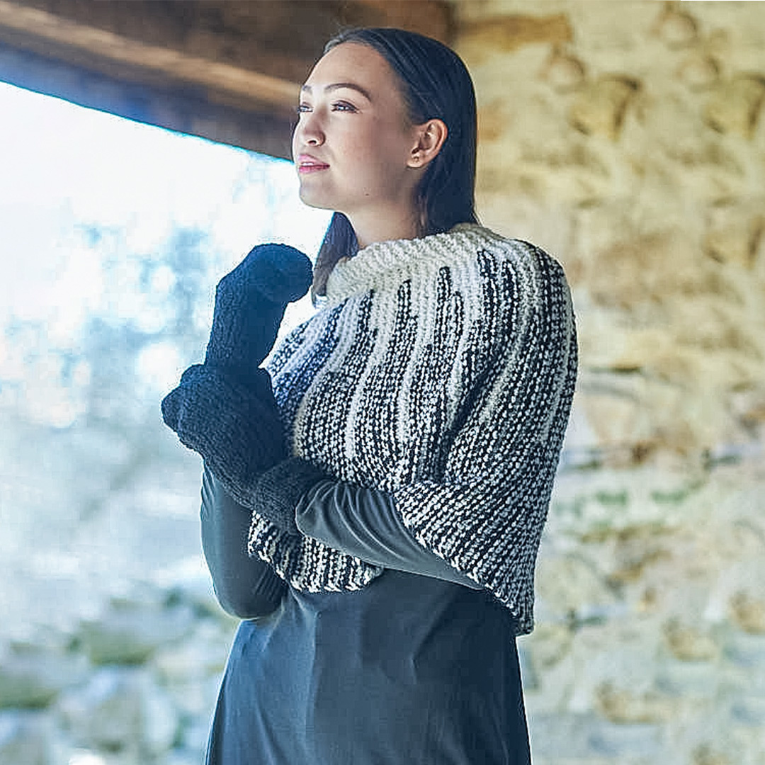 Feature Pattern of the Week - Lillian Poncho & Mittens
