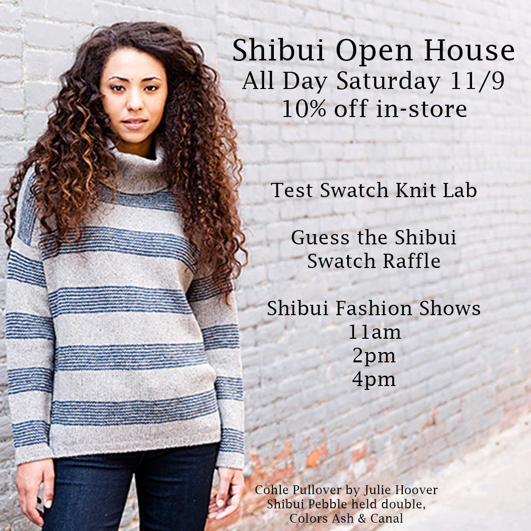Shibui Open House Saturday 11/9