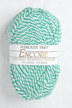 Image of Plymouth Encore Worsted 1004 Peppermint