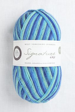 Image of WYS Signature 4 Ply 831 Blue Lagoon