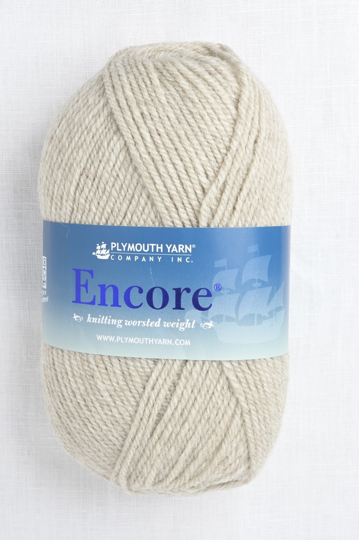 Plymouth Encore Worsted 240 Taupe Wool and Company Fine Yarn