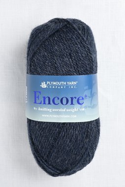 Image of Plymouth Encore Worsted 6005 Midnight Heather