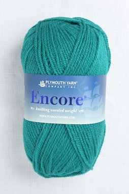 Image of Plymouth Encore Worsted 9852 Teal Adelphia