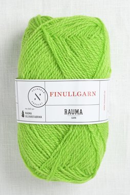 Image of Rauma Finullgarn 4105 Bright Yellow Green