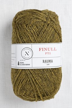 Image of Rauma Finullgarn 4129 Dark Moss Green Heather