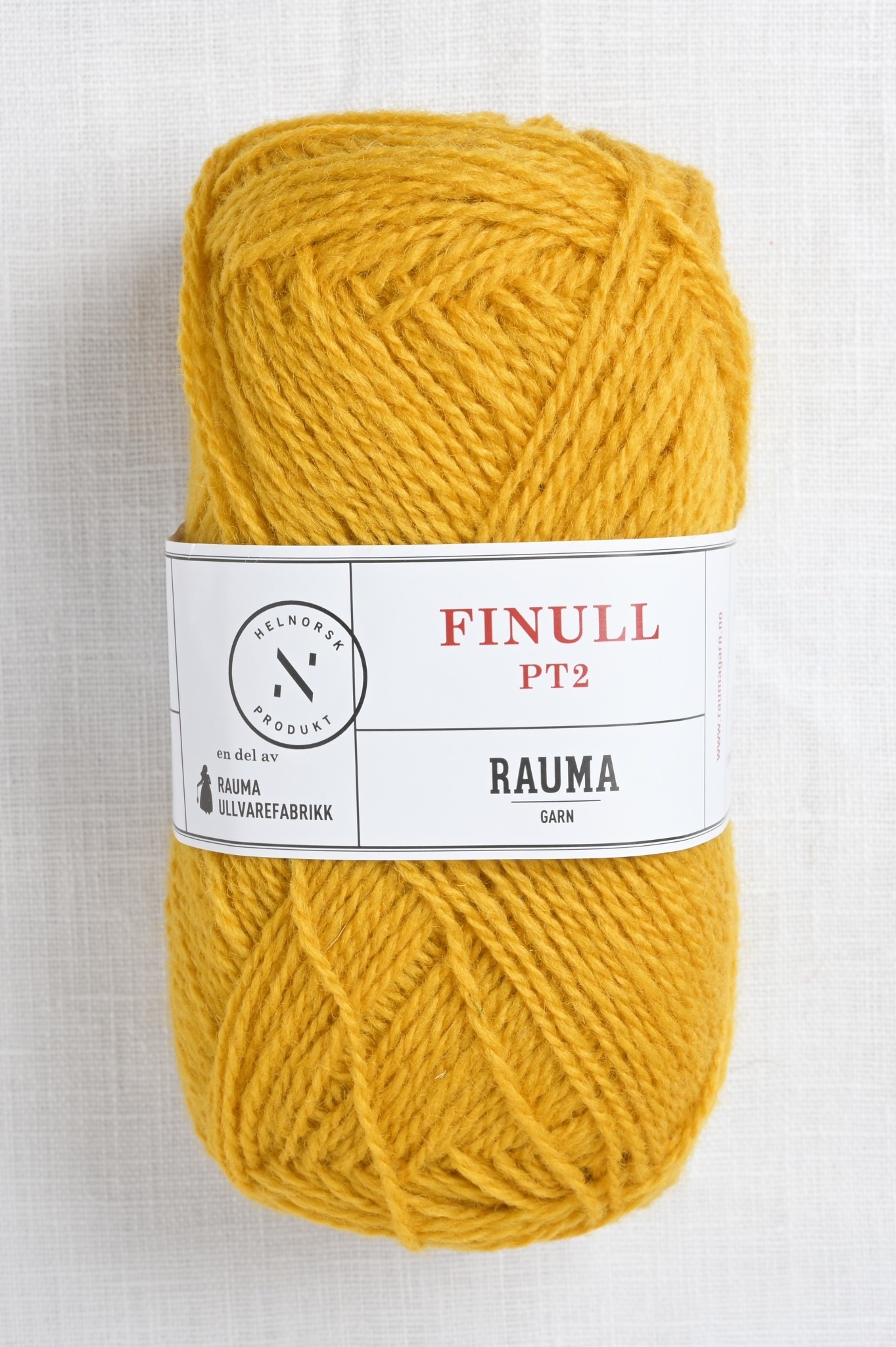 Rauma Finullgarn 450 Deep Yellow - Wool and Company Fine Yarn