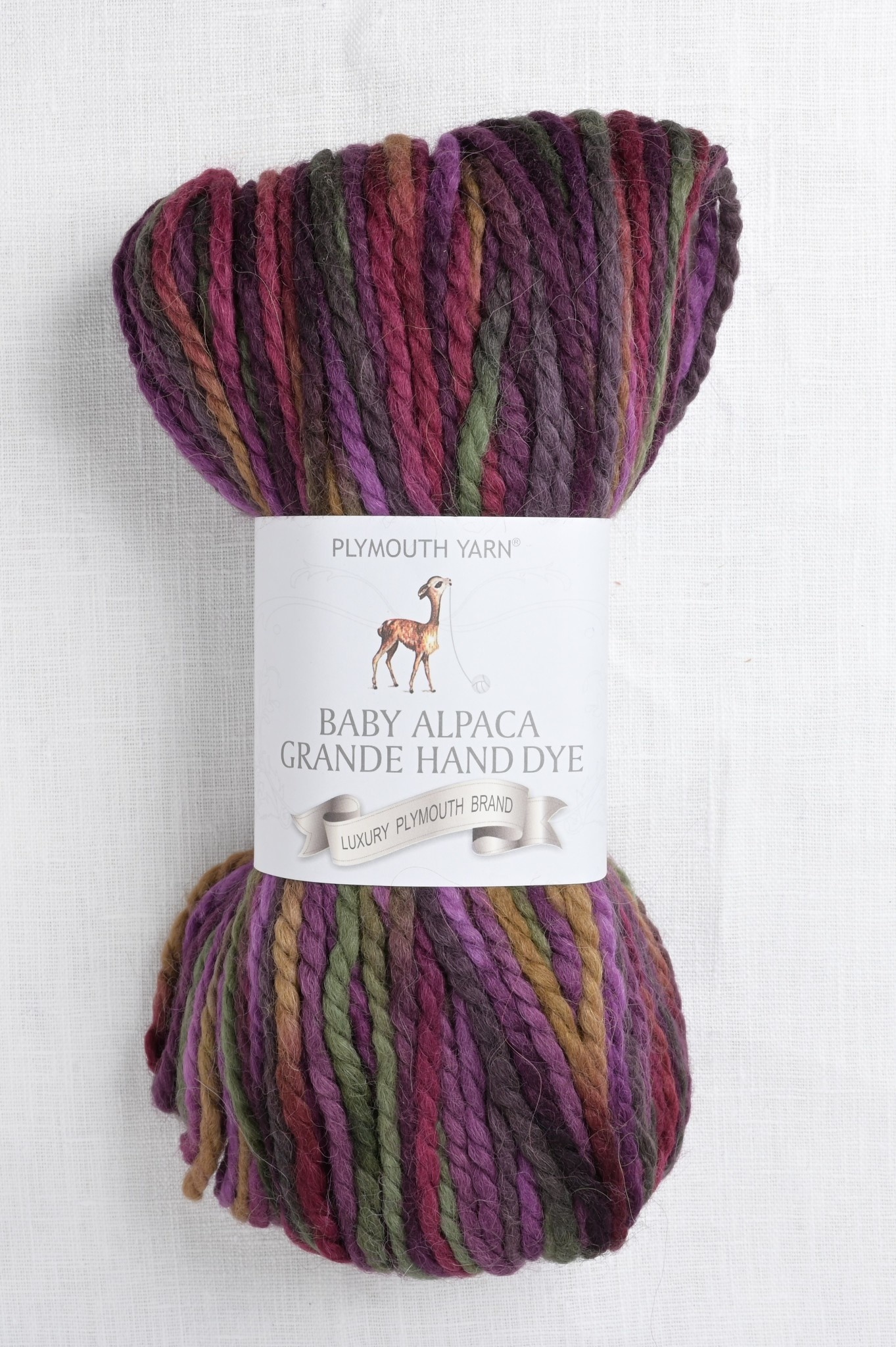 Plymouth Baby Alpaca Grande Hand Dye 2 Mardi Gras Wool and Company Fine Yarn