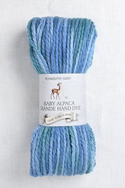 Image of Plymouth Baby Alpaca Grande Hand Dye 30 Blue Mix