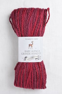Image of Plymouth Baby Alpaca Grande Hand Dye 38 Deep Red Mix (Discontinued)
