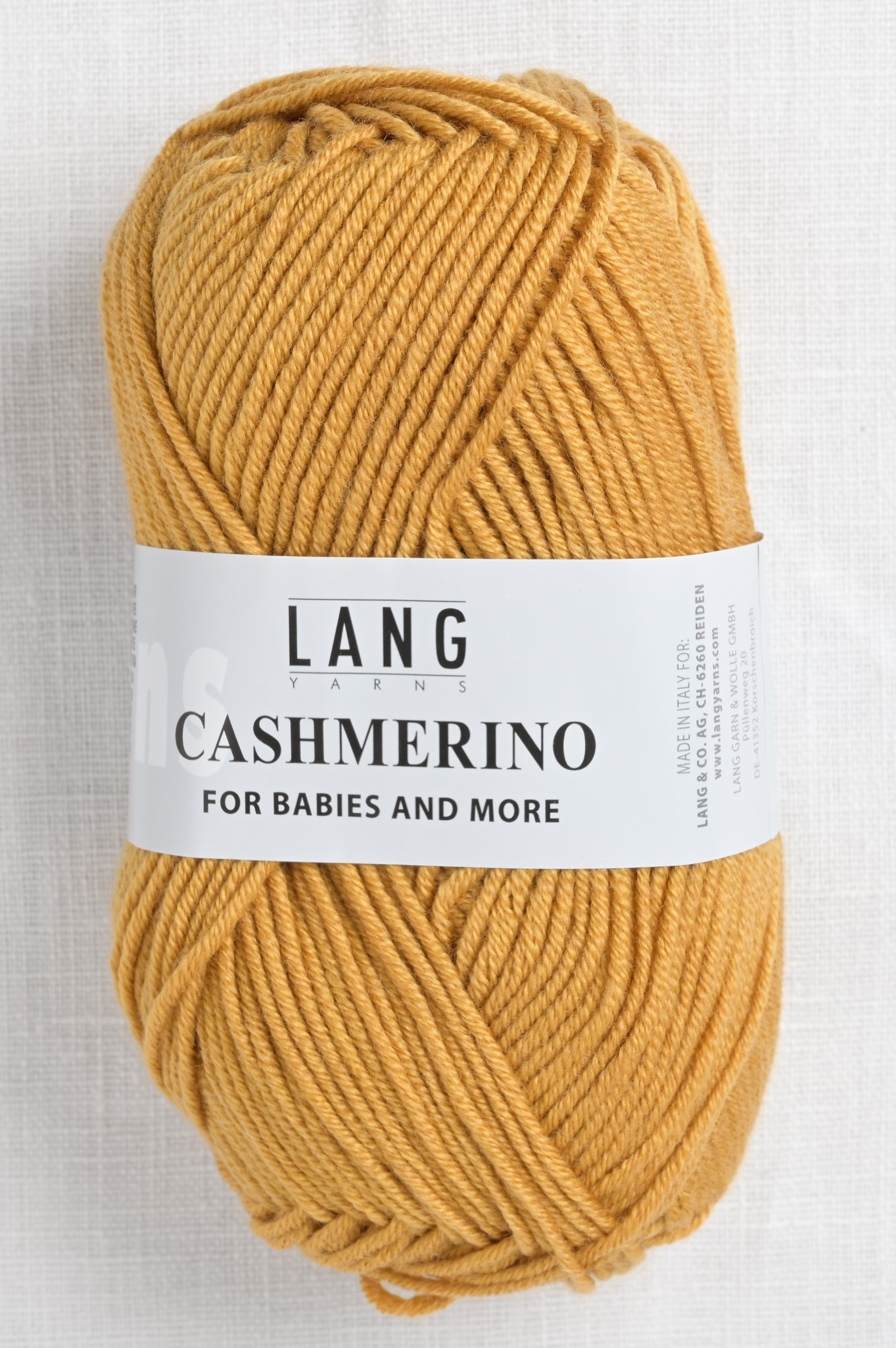 krybdyr konvergens Michelangelo Lang Cashmerino 150 Marigold - Wool and Company Fine Yarn