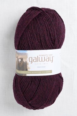 Image of Plymouth Galway Worsted 758 Red Wine Heather