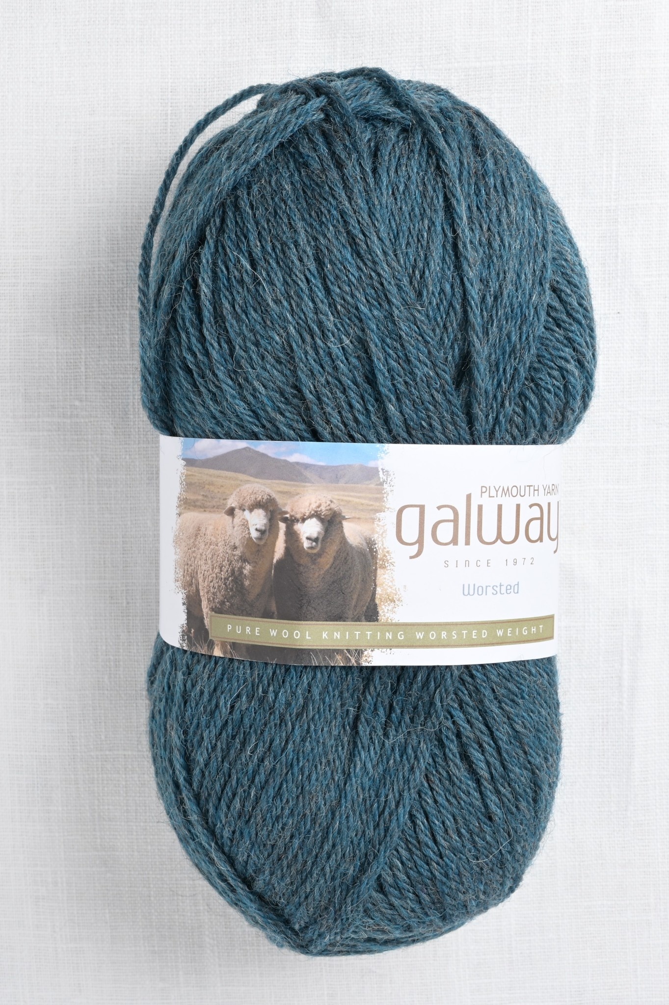 Plymouth Galway Worsted 762 Mallard Wool and Company Fine Yarn