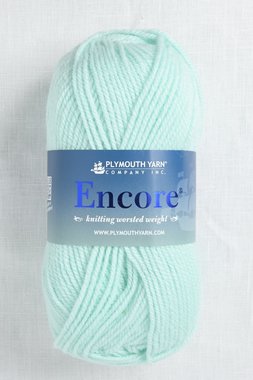 Image of Plymouth Encore Worsted 1201 Pale Green