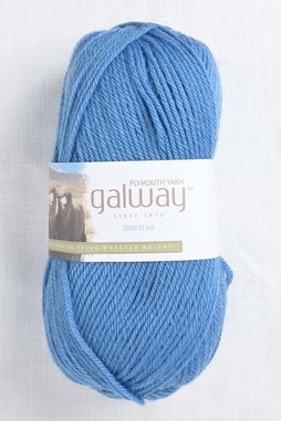 Image of Plymouth Galway Worsted 206 Colonial Blue (Discontinued)