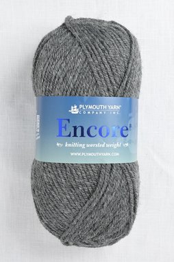 Image of Plymouth Encore Worsted 389 Grayfrost Mix
