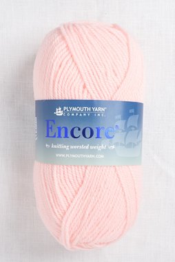 Image of Plymouth Encore Worsted 597 Pale Peach
