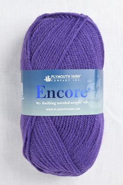 Image of Plymouth Encore Worsted 1606 Purple Bell
