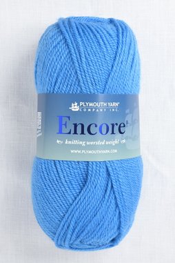 Image of Plymouth Encore Worsted 4045 Serenity Blue
