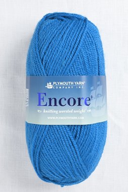 Image of Plymouth Encore Worsted 9855 Laguna Blue