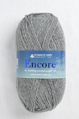 Image of Plymouth Encore Worsted 194 Medium Grey