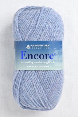 Image of Plymouth Encore Worsted 149 Periwinkle Heather