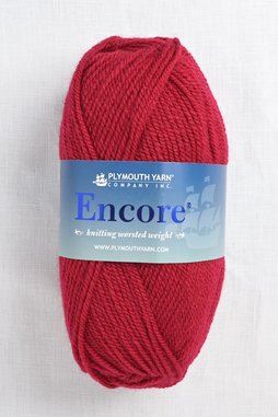 Image of Plymouth Encore Worsted 174 Cranberry