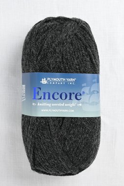 Image of Plymouth Encore Worsted 520 Night Grey Heather