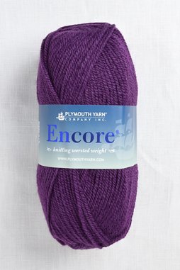 Image of Plymouth Encore Worsted 158 Purple Amethyst