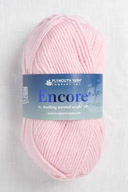 Image of Plymouth Encore Worsted 29 Baby Pink