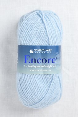 Image of Plymouth Encore Worsted 793 Light Blue