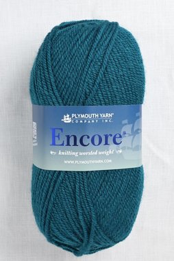 Image of Plymouth Encore Worsted 157 Teal Topaz