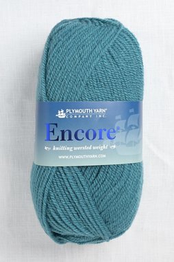 Image of Plymouth Encore Worsted 469 Storm Blue