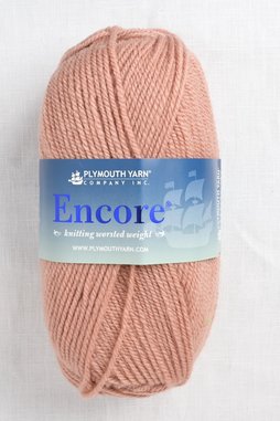 Image of Plymouth Encore Worsted 703 Amber Blush
