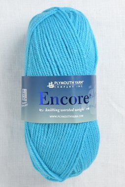 Image of Plymouth Encore Worsted 235 Miami Aqua