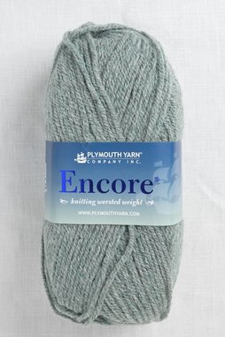 Image of Plymouth Encore Worsted 678 Greenfrost Mix