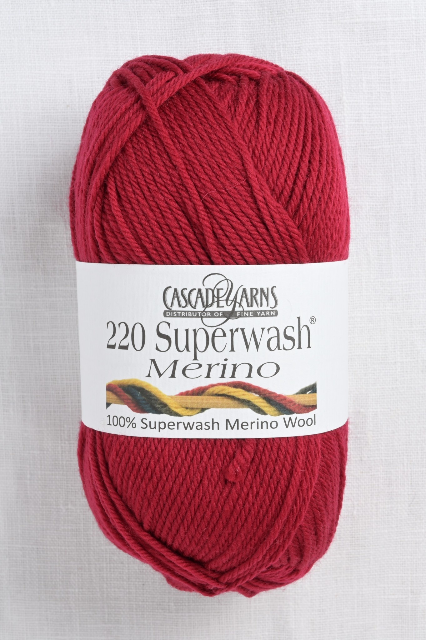 Cascade 220 Superwash Merino 29 Red - Wool and Company Fine Yarn