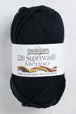 Image of Cascade 220 Superwash Merino 28 Black