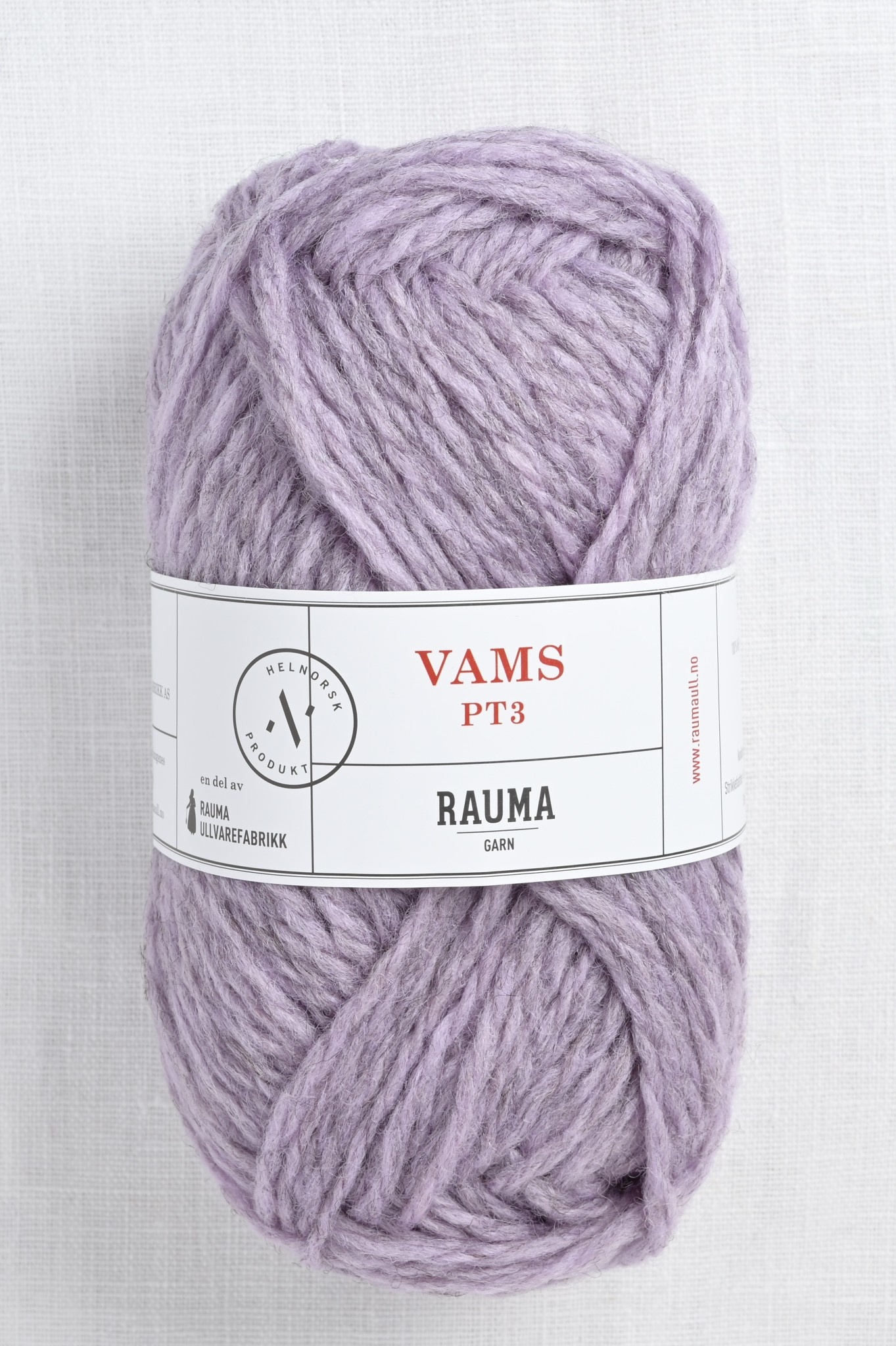 Rauma Vamsegarn 300 Lilac Heather - Wool and Company Fine