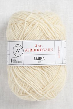 Image of Rauma 3-Ply Strikkegarn 101 Natural