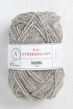 Image of Rauma 3-Ply Strikkegarn 104 Gray Heather