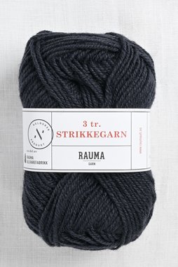 Image of Rauma 3-Ply Strikkegarn 1387 Dark Blue Gray