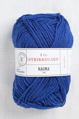 Image of Rauma 3-Ply Strikkegarn 143 Dark Blue Jeans