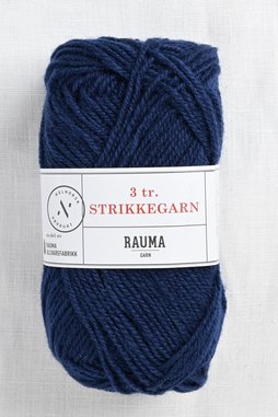 Image of Rauma 3-Ply Strikkegarn 149 Dark Blue
