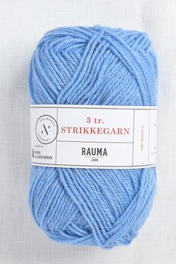 Image of Rauma 3-Ply Strikkegarn 155 Sky Blue