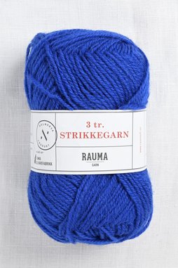 Image of Rauma 3-Ply Strikkegarn 167 Royal Blue