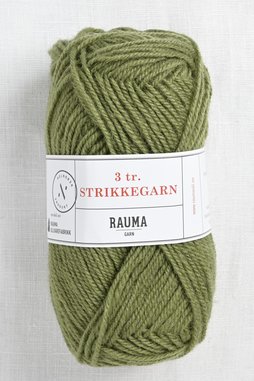 Image of Rauma 3-Ply Strikkegarn 178 Khaki Green
